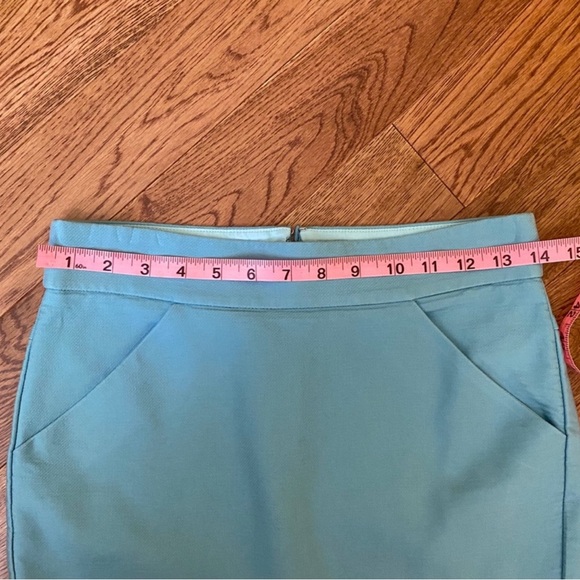 J Crew pencil skirt. Robins egg blue. - Picture 8 of 8